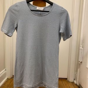Frame Denim T shirt micro stripe